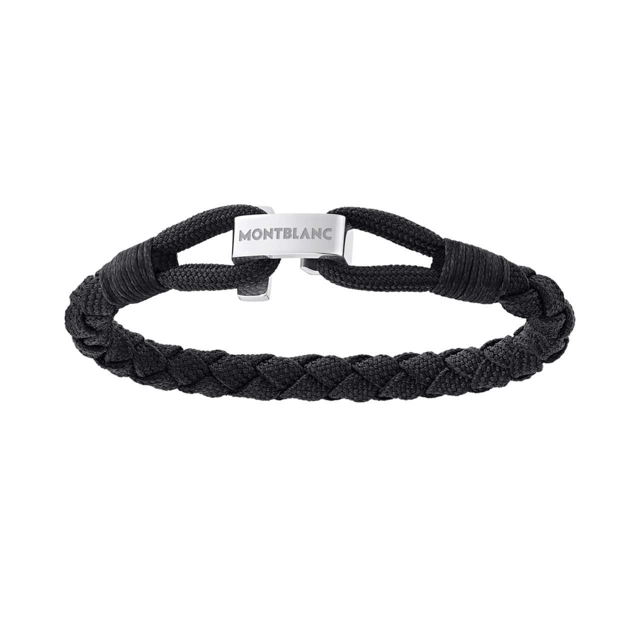 Montblanc Wrap Me Black Nylon and Stainless Steel Bracelet Montblanc Wrap Me Black Nylon and Stainless Steel Bracelet